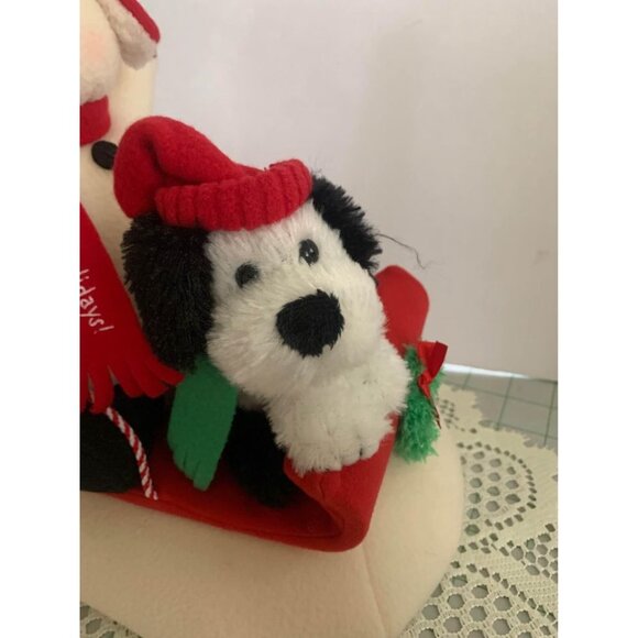 Hallmark Jingle Pals Musical Snowman What Fun Sledders With Penguin & Puppy Fest - Picture 4 of 6